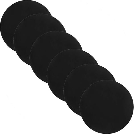 Lot de 6 sets de table ronds en vinyle TENOR (1/3)