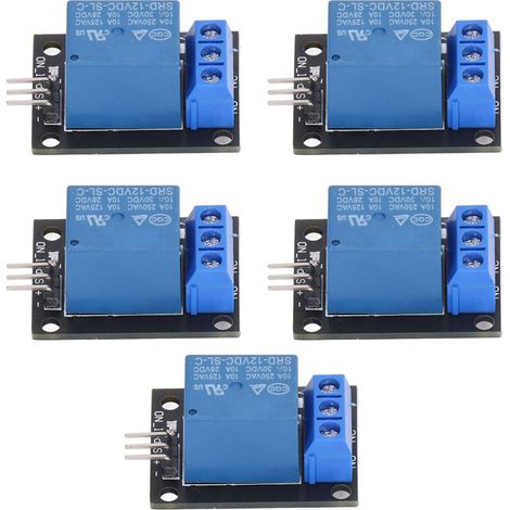 Zubehörset für die Entwicklung: 5-teiliges Relaismodul, 1-Kanal-Steuerplatine, 12-V-Controller (1/5)