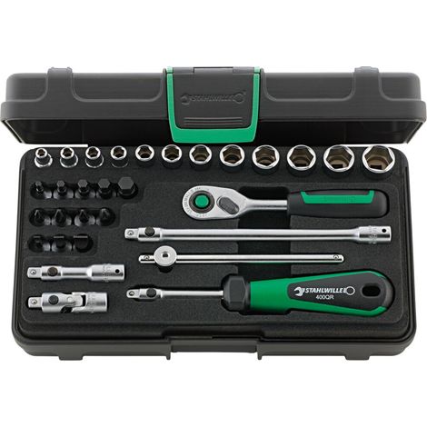 Stahlwille 40/24/6QR KN Steckschlüsselsatz 1/4" (6.3 mm) 96011182 (1/4)