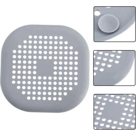 3 pièces Francaise Filtre Cheveux Douche Cheveux Douche Filtreevier/Baignoire/Douche en Silicone-Bouchon Caoutchouc Salle de Bain (1/4)