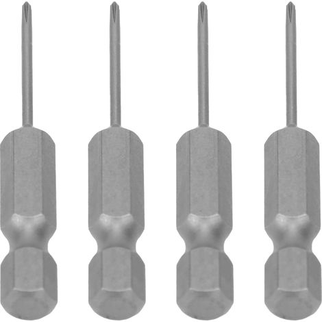 Lot de 10 embouts de tournevis électrique cruciformes magnétiques en acier allié S2, pièces de rechange de 1,6 mm (1/5)