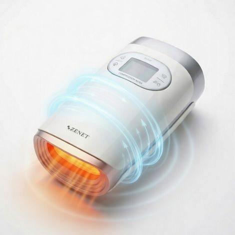 ZENET ZET-703 Handmassagegerät elektrisch mit Wärme & Kompression (1/5)