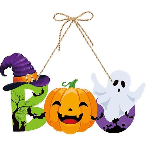 Halloween Türschild, Türhänger Deko fr Haustür und Outdoor – eine tolle Überraschung für Groß und Klein (1/5)
