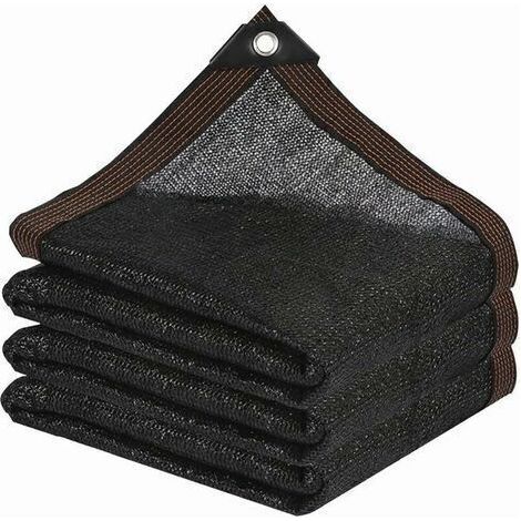 Voile d'ombrage 3x10 m en HDPE respirant – Protection UV 90-95% – Design renforcé avec œillets – Pour terrasses et jardins