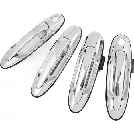 poignées de porte extérieures 69220‑60071, de couleur argentée, de remplacement pour Land Cruiser Base 1998‑2007 (1/5)