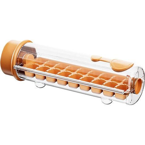 Bacs À Glaçons Pour Congélateur  Moules À Glaçons Cubes Pour Cocktails  18 Cases Réutilisables Démoulage Facile Rotation Pratique Accessoires Pour Whisky Bourbon Café Boissons Fraîches (1/5)