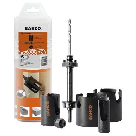 BAHCO - Coffret de scies trépans Superior™ multi construction 32 mm-83 mm - 6 Pcs