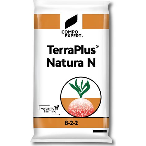 COMPO EXPERT TerraPlus Natura N 25 kg Rasen Gemüse Kein/Steinobst Baumschule