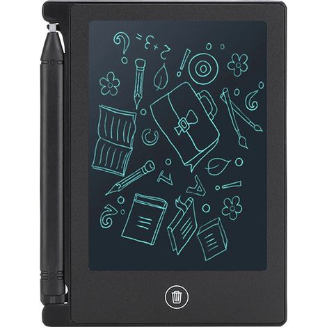 Tablette d'écriture LCD 4,5 pouces ultra fine pour enfants - Ardoise numérique dessin noir (1/5)