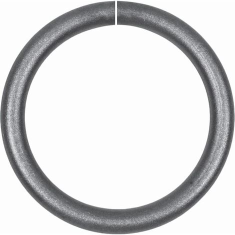 Deco Fer Forge – Cercle décoratif en fer forgé 110mm – Section ronde lisse Ø12mm – Fixation par soudure – Pour renforcement de sécurité (1/5)