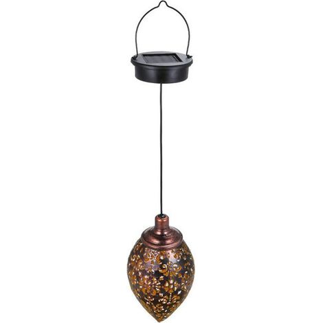 LED-Solarlaterne für den Garten – IP44 wasserdichte Metalllampe