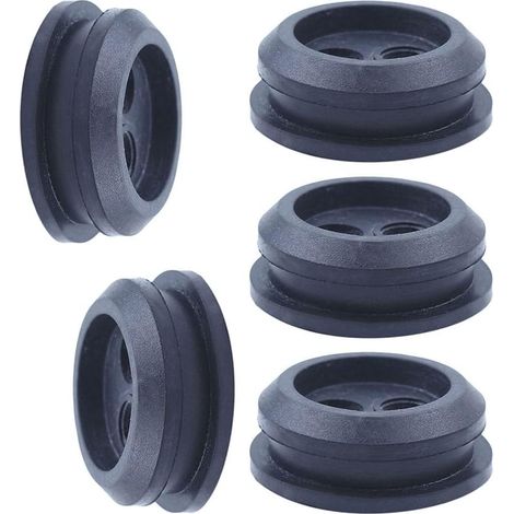 2 Hole Fuel Line Grommets Kit, For Homelite For Kawasaki For Mtd For Ryobi For Craftsman Gas Trimmer, For Homelite 560878001, 560878002, For Kawasaki 92071-2073, For Mtd 971-181767 (1/5)