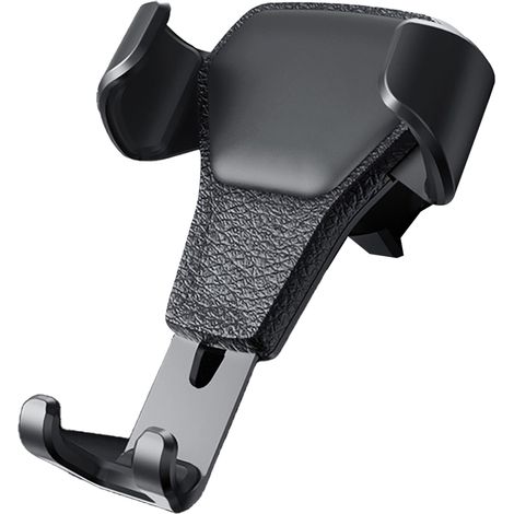 Soporte para teléfono móvil para coche con rejilla de ventilación por gravedad, soporte estable de 3 brazos, antideslizante para salpicadero y GPS. (1/5)