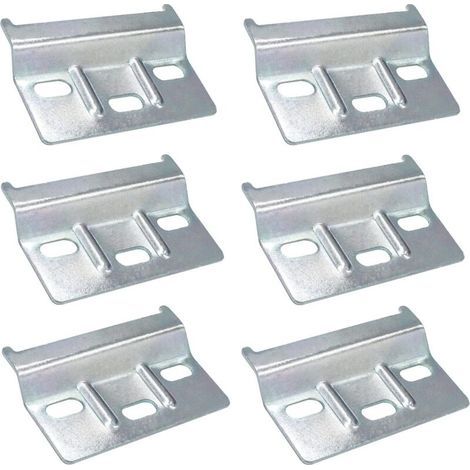 CSPARKV 6 PCS Rail de Suspension Fixation Plaque Support placards Meubles Rail de Suspension pour Meuble 60mm placard de cuisine placards Meubles Penderie (1/5)
