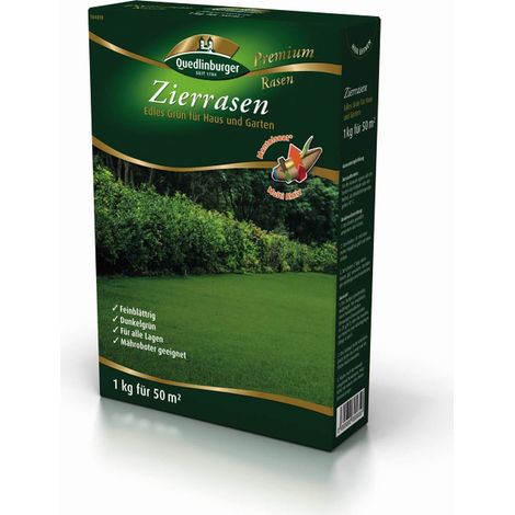 Quedlinburger Zierrasen Mantelsaat 1 kg - Rasensamen