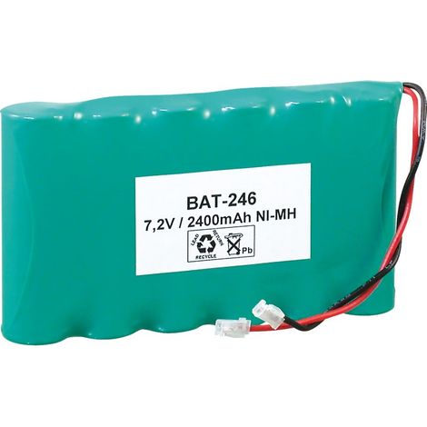 Pacco batteria 7,2V/2400mA NiMh AAx6
