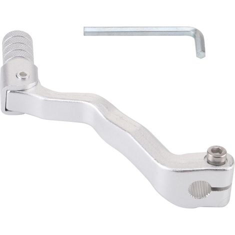 Hochfester Seitenständer aus silberfarbener Aluminiumlegierung / Leichtbau-Modifikationsteile für Offroad-Motorräder der General Motors Honda NC-Motorenserie, kompatibel mit den Modellen CRF250L/CRF3 (1/4)