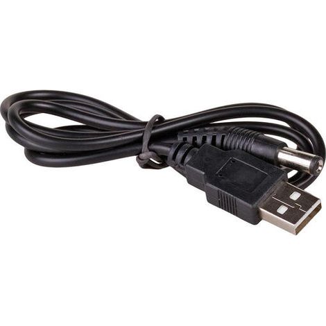 Cable de alimentación USB DC Akyga AK-DC-01 de 5,5 x 2,1 mm, cable de carga de 80 cm (1/4)