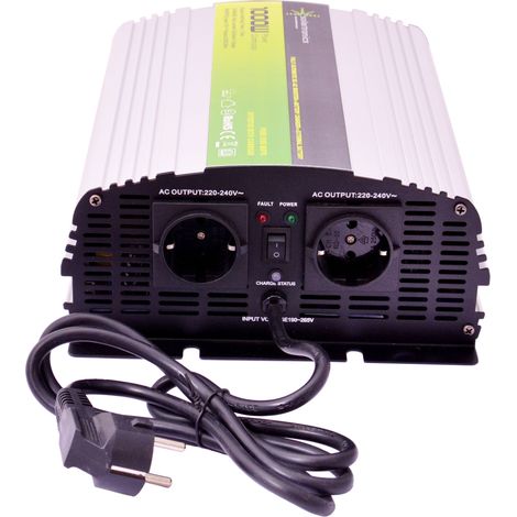 Spannungswandler USV 24V NPS 1000 Watt reiner SINUS UPS Inverter (1/3)