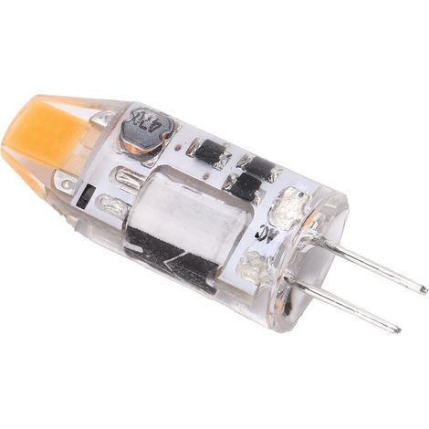 Ampoule LED G4 2W 300LM à deux broches non dimmable pour lustre AC/DC 12V (blanc chaud 2700K-3100K) (1/5)