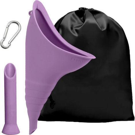 MTTproducts Urinal für Frauen Tragbares Urinal Kompakt und leicht Auslaufsicher Inklusive Aufbewahrungstasche Ideal für Reisen und Camping Urinal (1/5)