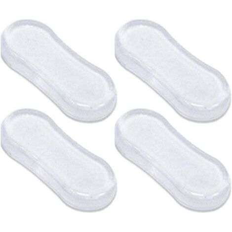 4 Pack Toilet Seat Bumpers, Toilet Seat Bumpers, Rubber Pads for Toilet Lid, Toilets and Toilet Parts for Home, Hotel and Hotel (1/4)