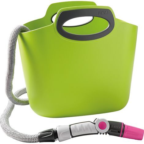 'TUBO ESTENSIBILE PER GIARDINO IN KIT ''AQUAPOP 30'' col. verde' col. verde