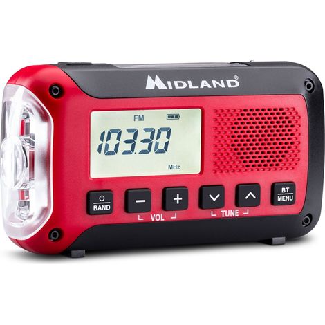 Midland - Emergency Radio & Powerbank ER250BT with Bluetooth