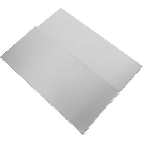 Plaques Signalétiques Adhésives en Acier Inoxydable Brossé 25x11 Cm Lot de 2 Plaques Métalliques Vierges pour Porte Compatible Bureaux Écoles Hôpitaux Hôtels Auto-adhésives Solide (1/5)