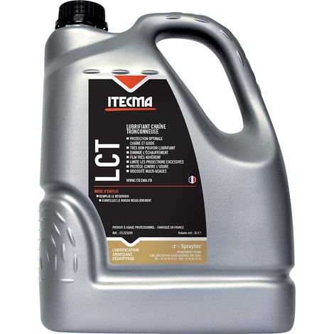 Lubrifiant pour chaine de tronçonneuse LCT bidon de 5 litres - ITW SPRAYTEC ITECMA