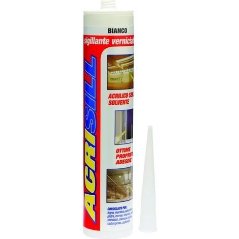 Acrisill sigillante acrilico verniciabile bianco 310 ml (1/2)