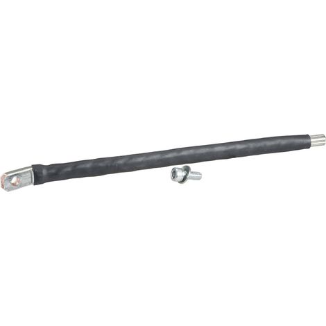 Jeu de 4 liaisons souples 125A L230mm cosse coudée 90° perçage Ø8 5mm Linergy