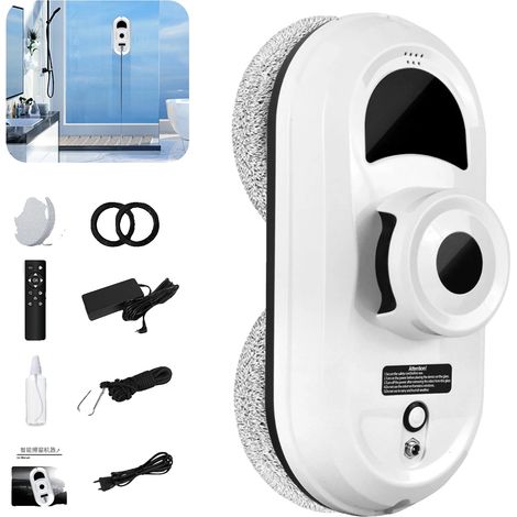 Robot limpiacristales, modos de limpieza inteligentes, control remoto, 5600 Pa (1/2)