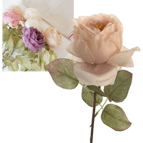 Künstliche Rose für Zuhause, Schlafzimmer, Hochzeitstisch, exquisite künstliche Rose, Tischdekoration für Champagnersträuße (1/5)