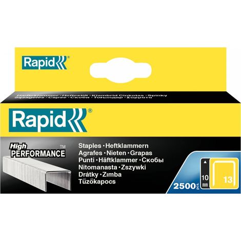 Grapa grapadora 10mm galv cr nº15 rapid 5.000 pz