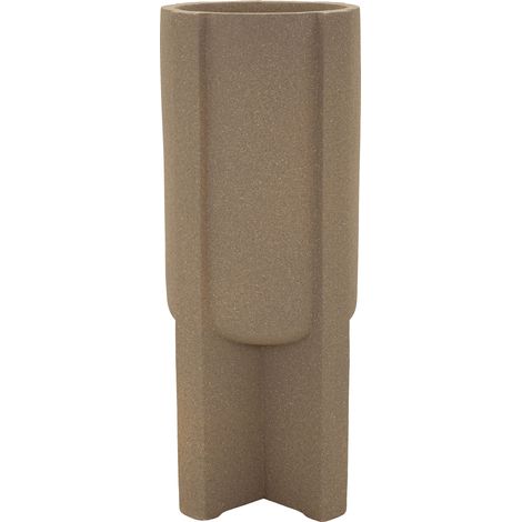 Vase, Finition Géométrique, Beige - Fatigava (1/5)