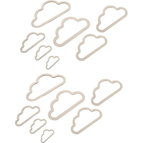 14 Pièces Anneau en Bois de Nuage pour Macramé et Attrape-rêves (1/5)