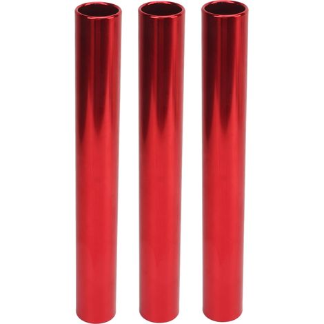 Lot de 3 bâtons de relais pour athlétisme, équipement de course pour équipes de course en extérieur et événements de relais étudiants. (1/5)