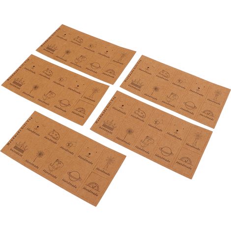 Étiquettes artisanales, étiquettes cadeaux en papier kraft, étiquettes en papier avec corde en jute, pour les loisirs créatifs et la décoration de cadeaux de mariage, Noël et Thanksgiving.