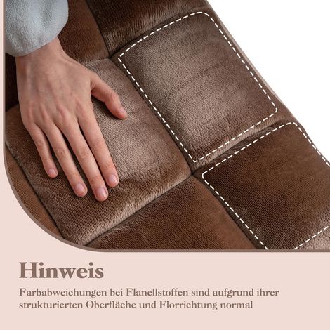 Confort au quotidien fauteuil de sol avec dossier 14 positions, polaire corail douce, salon ou chambre (1/5)