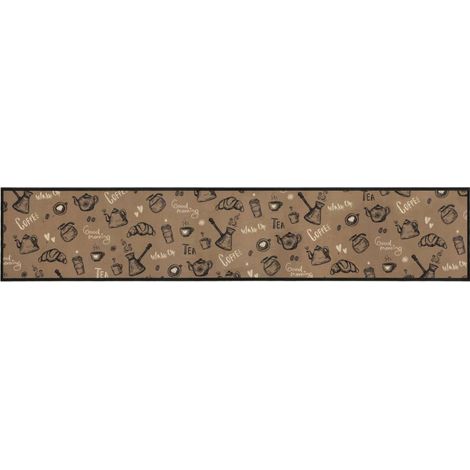 Maison Exclusive - Küchenteppich Waschbar Morgen Braun 60x300 cm (1/5)