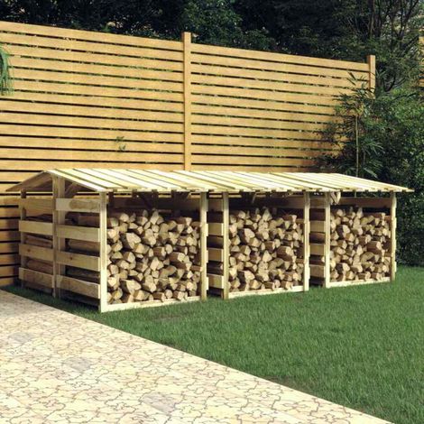 vidaXL Pergolas avec toits 6 pcs 100x90x100 cm Bois de pin imprégné (1/5)