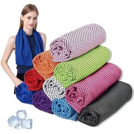 Eymobad Kühlendes Handtuch Set, Kühltuch Sport – Mikrofaser Cooling Towel für Fitness, Gym & Yoga – Schnelltrocknend, Leicht (1/5)
