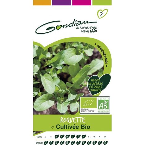 Gondian - roquette cultivée bio (1/3)