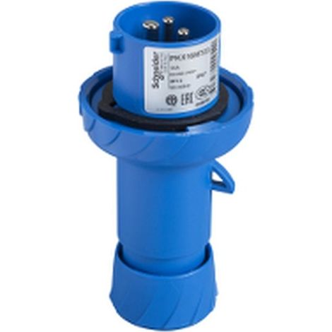 Conector FICHA CONEXION RAPIDA 16A 2PT 220V IP67 resistente al agua.