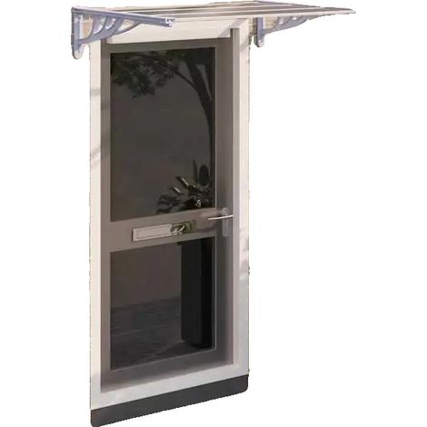 Toldo, material de polialgodón, diseño de fácil limpieza, transparente. (1/2)