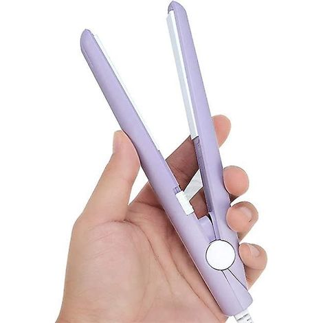 mini Lisseur  Cheveux, Mini Lisseur Cheveux Cramique Fer  Lisser De Taille De Voyage Outils Pour Boucler Les Cheveux Raides (pourpre) (1/5)