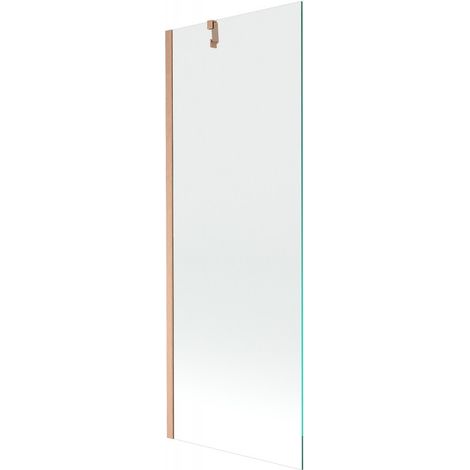 Mexen Next paroi de baignoire 1 vantail 70 x 150 cm, transparent, cuivre brossé - 895-070-000-00-00-65 (1/5)