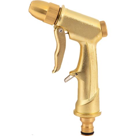 Pistolet Pulvérisateur Pour Tuyau D Arrosage - Pression Réglable 0-10 Bar - Pour Jardin Pelouse Nettoyage Voiture - 1 Pièce (1/5)