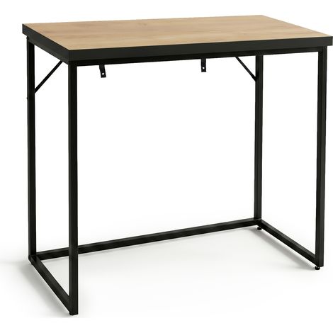 Konsolentisch Loft-Stil ORIGO 90 cm Craft Eiche Schwarze Beine
